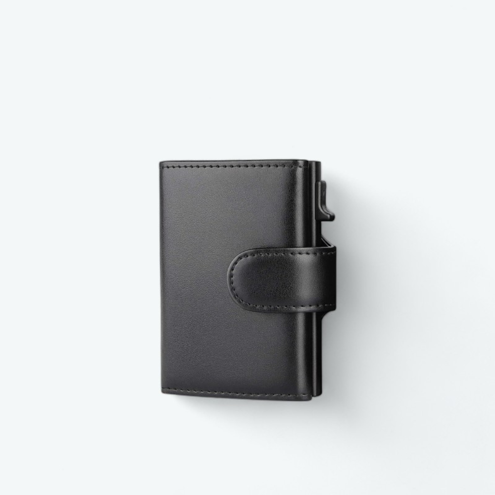 
                  
                    Élégance - Porte Carte Homme Noir
                  
                