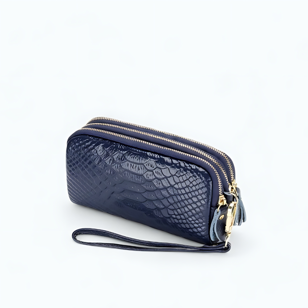 
                  
                    Grand Portefeuille Femme Cuir Bleu
                  
                