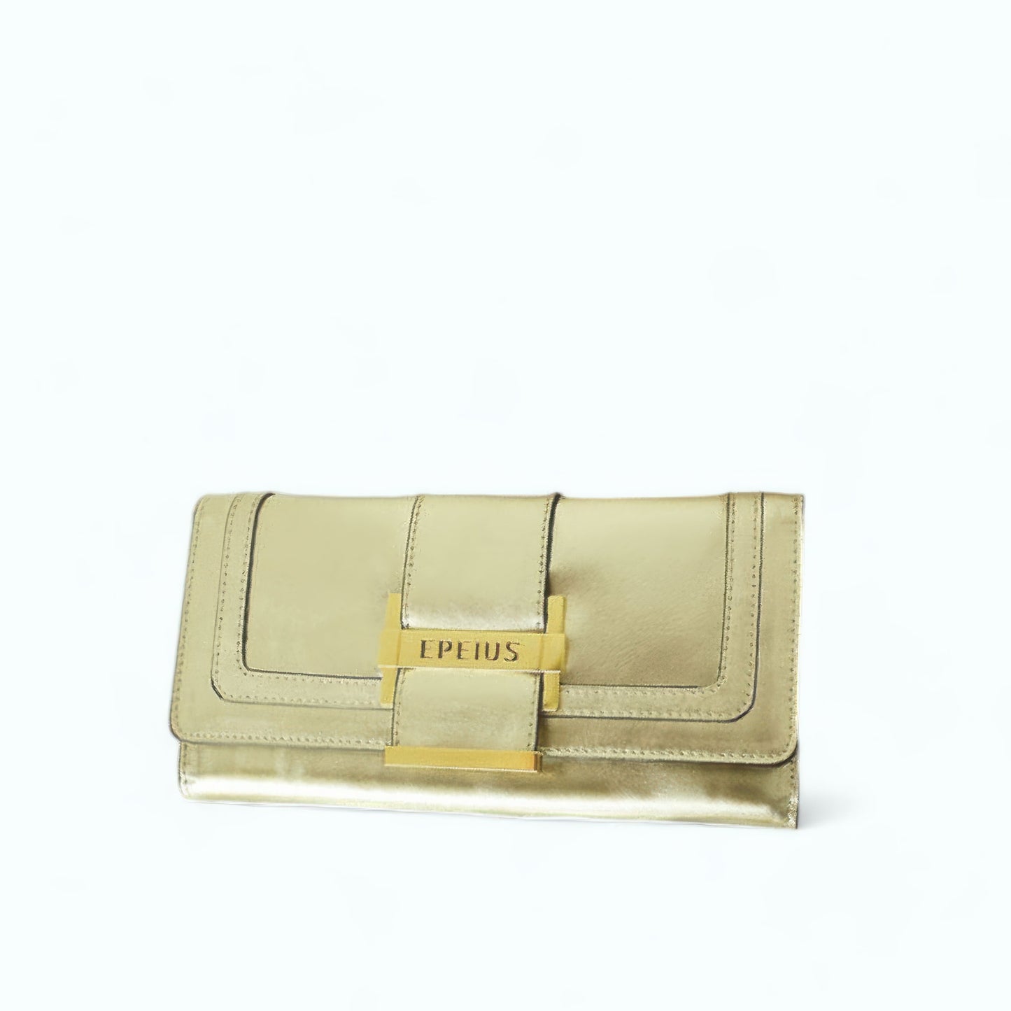 Grand Portefeuille Femme Luxe Or