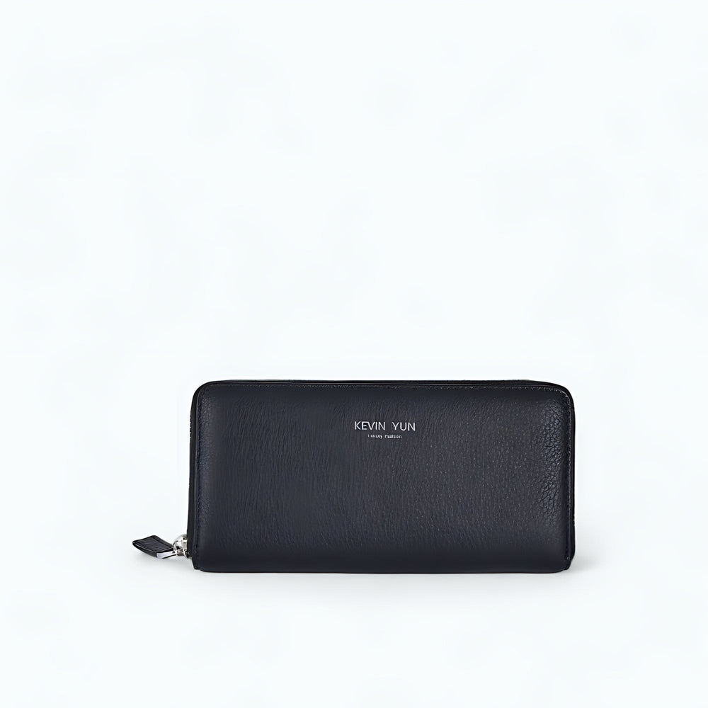 Grand Portefeuille Homme Cuir Noir Noir