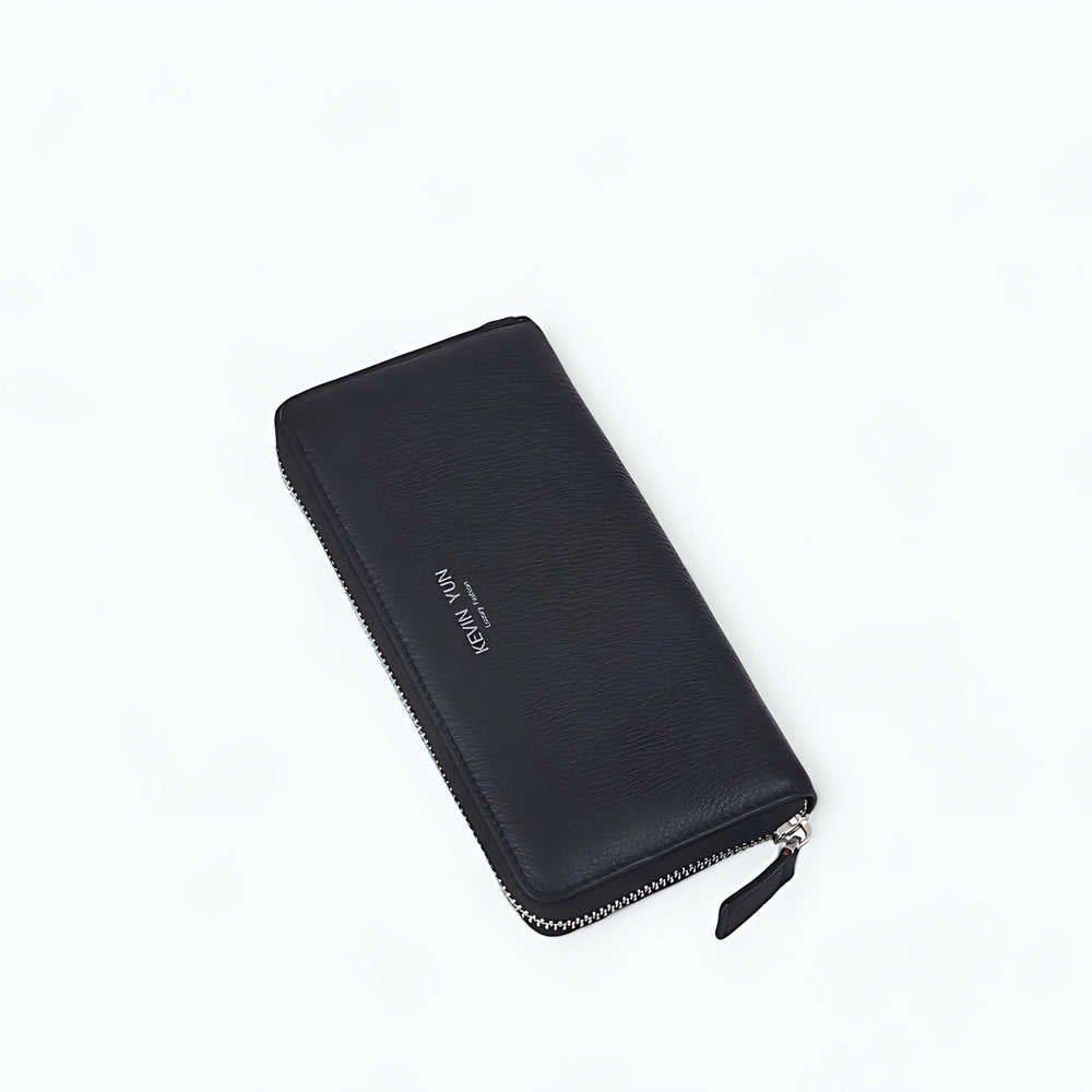 Grand Portefeuille Homme Cuir Noir Noir