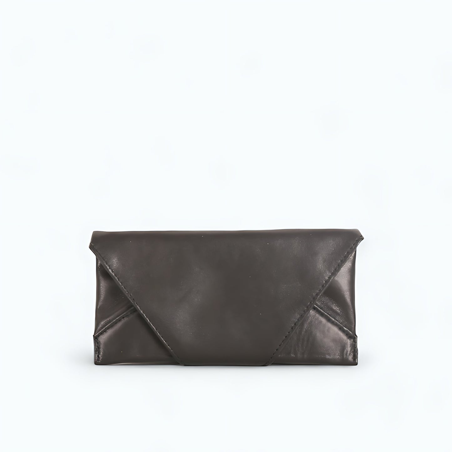Grande Pochette Portefeuille Femme Gris