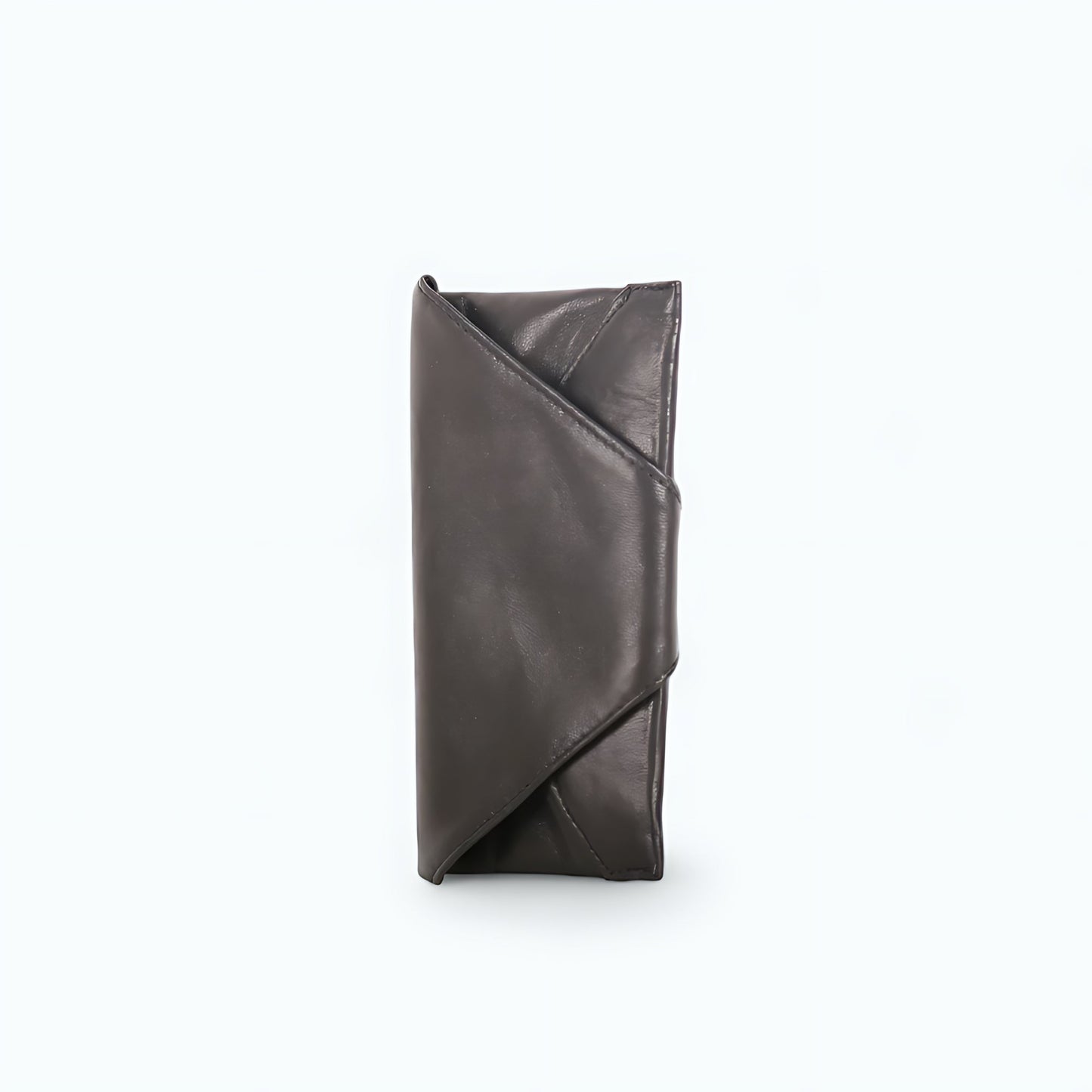 Grande Pochette Portefeuille Femme Gris