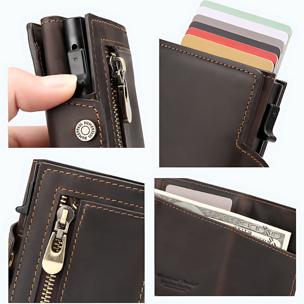 
                  
                    Petit Porte Carte Homme Cuir Marron Marron
                  
                