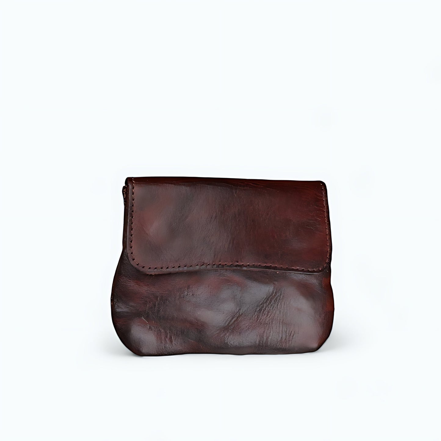 Petit Porte Monnaie Cuir Homme Marron