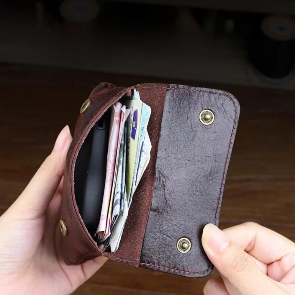 
                  
                    Petit Porte Monnaie Cuir Homme Marron
                  
                