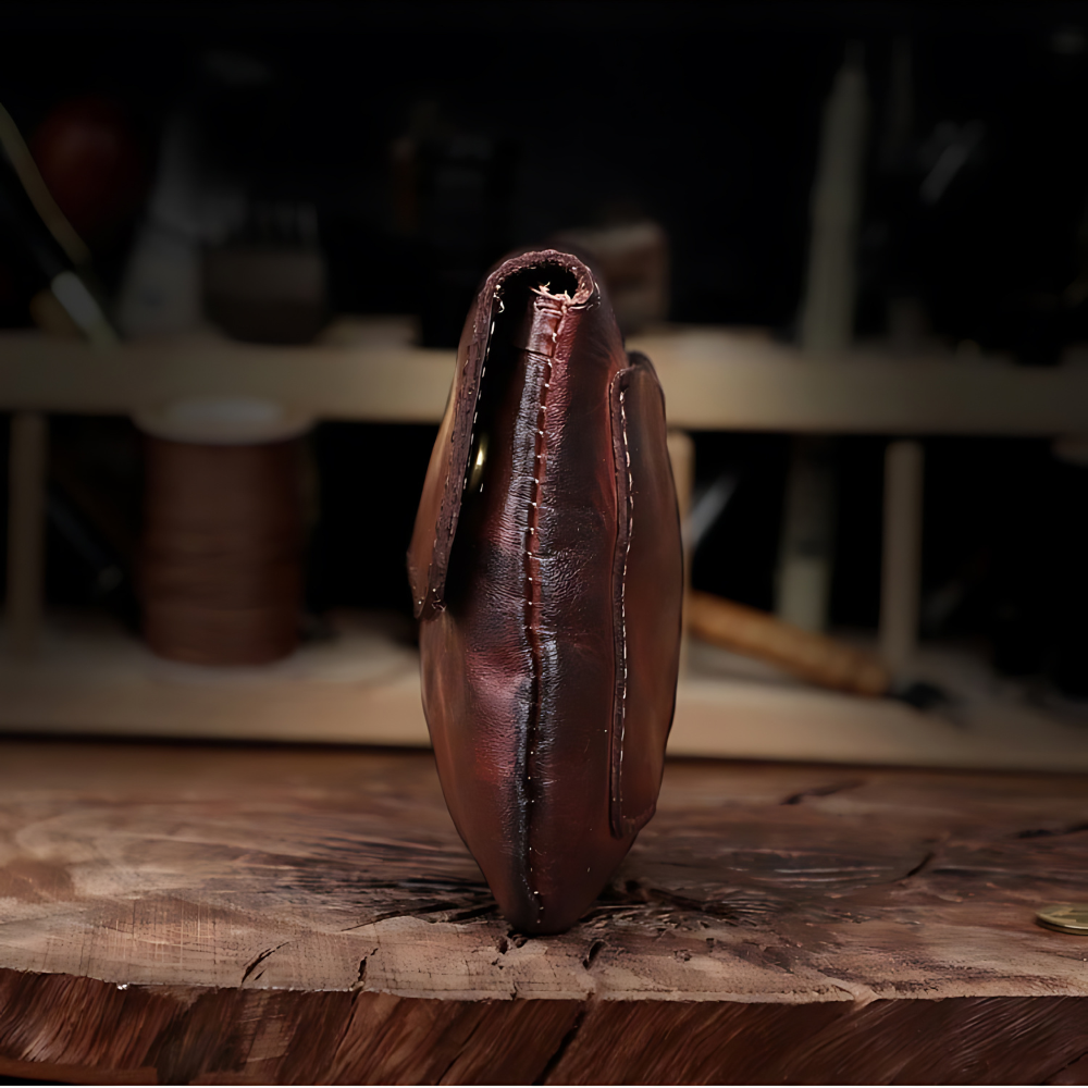 
                  
                    Petit Porte Monnaie Cuir Homme Marron
                  
                