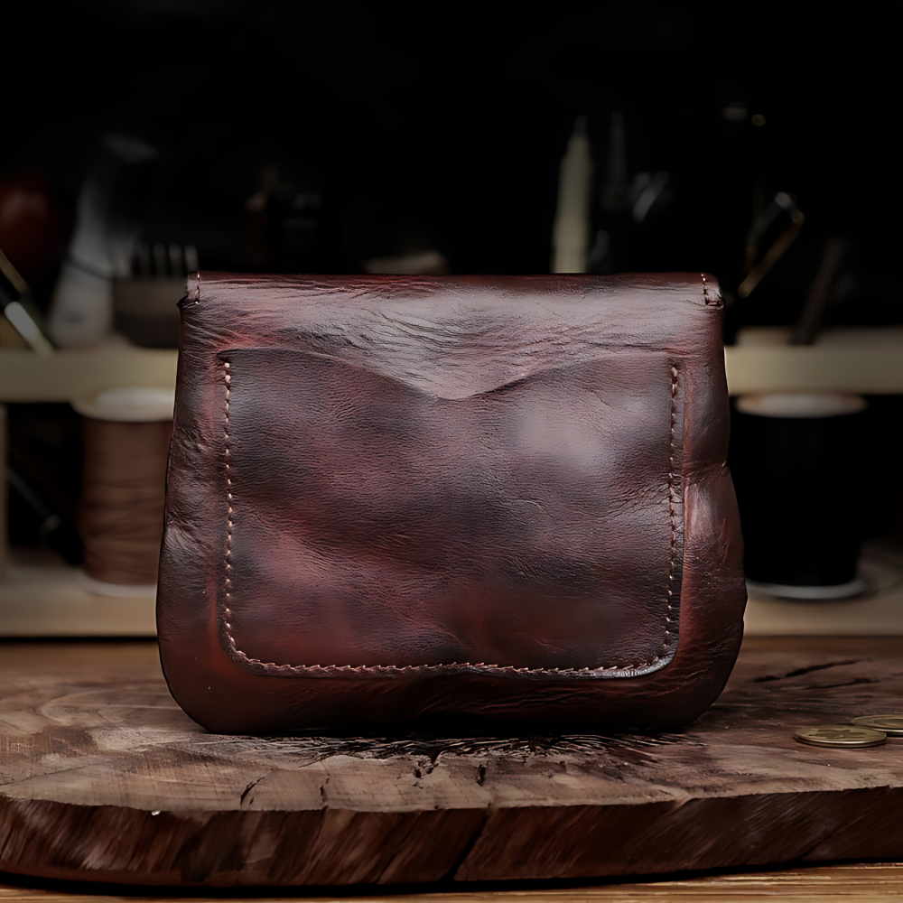
                  
                    Petit Porte Monnaie Cuir Homme Marron
                  
                