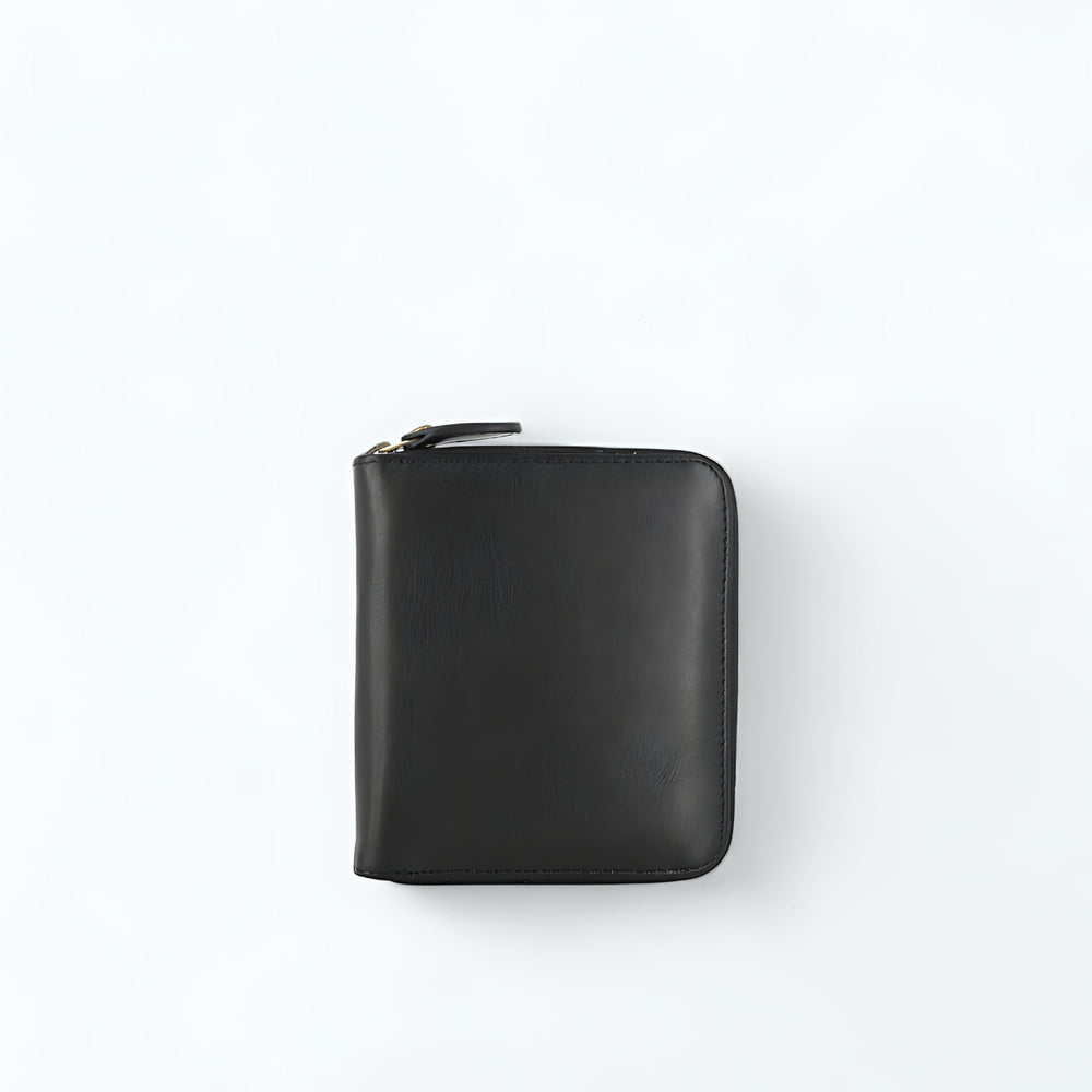 Petit Porte Monnaie Homme Cuir Noir