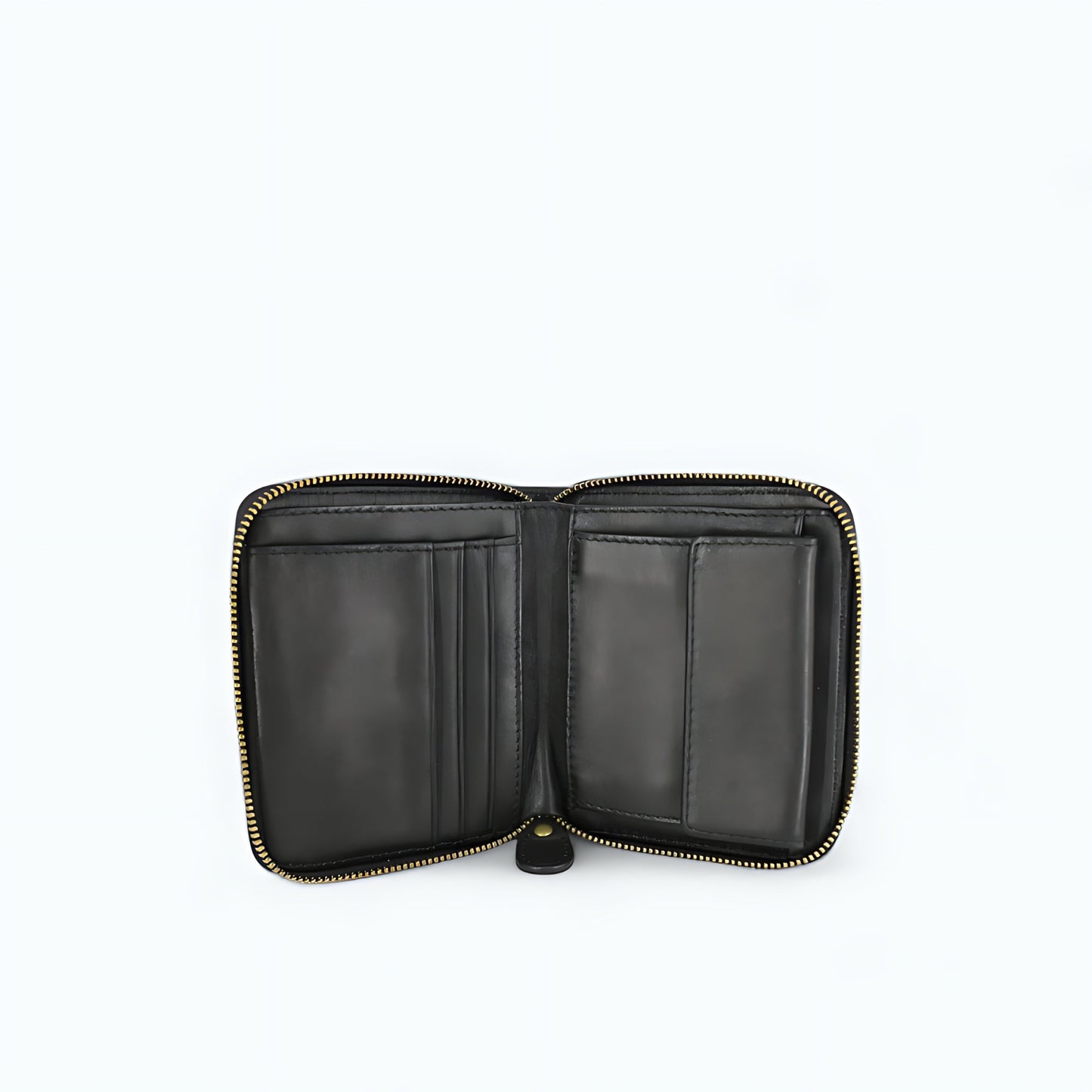 Petit Porte Monnaie Homme Cuir Noir