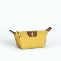 Petit Porte Monnaie Souple Femme Jaune