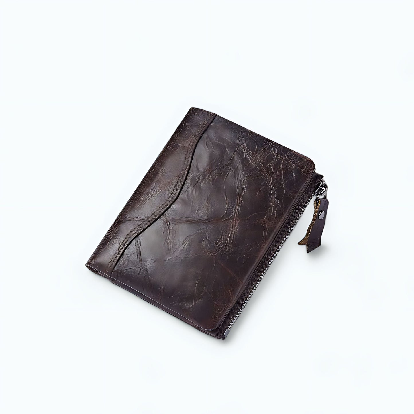 Petit Portefeuille Cuir Homme Café