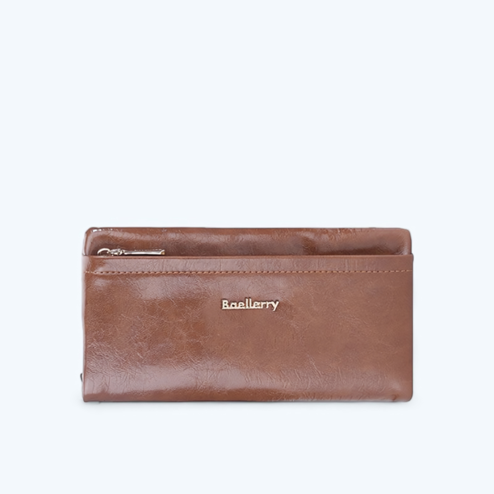 
                  
                    Petit Portefeuille Femme - Taille Moyenne Marron
                  
                