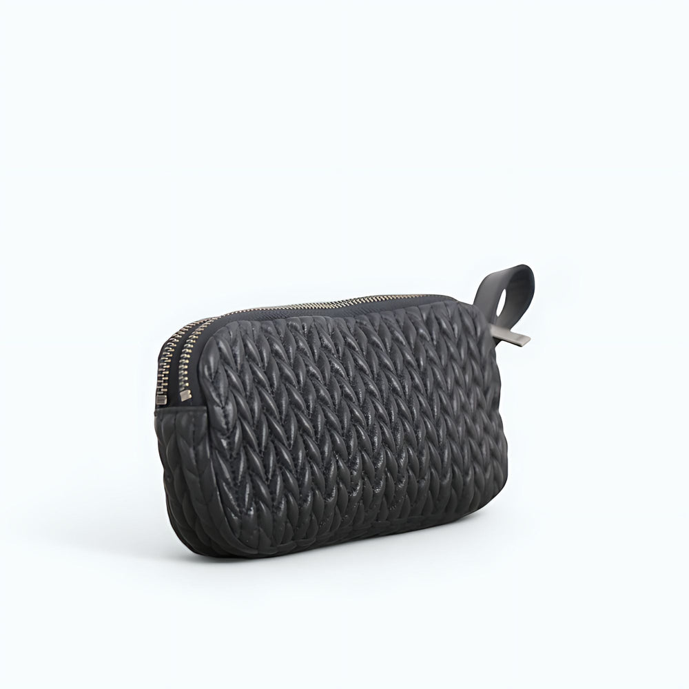 Pochette Portefeuille Cuir Femme Noir