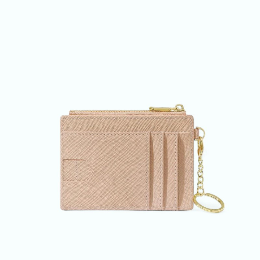 Porte Carte Bleu Femme Rose pâle