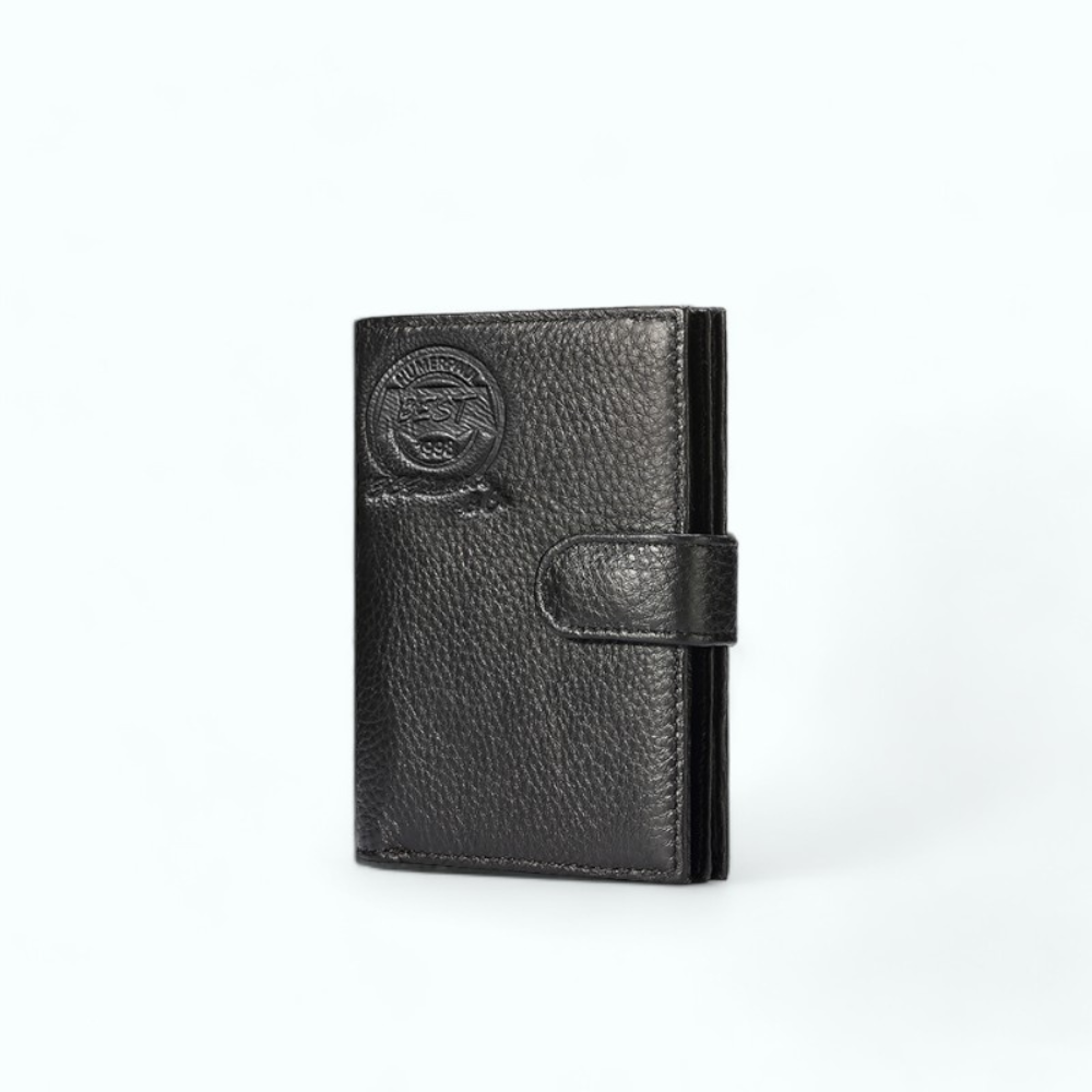 Porte Carte Bleu Monnaie Homme Noir