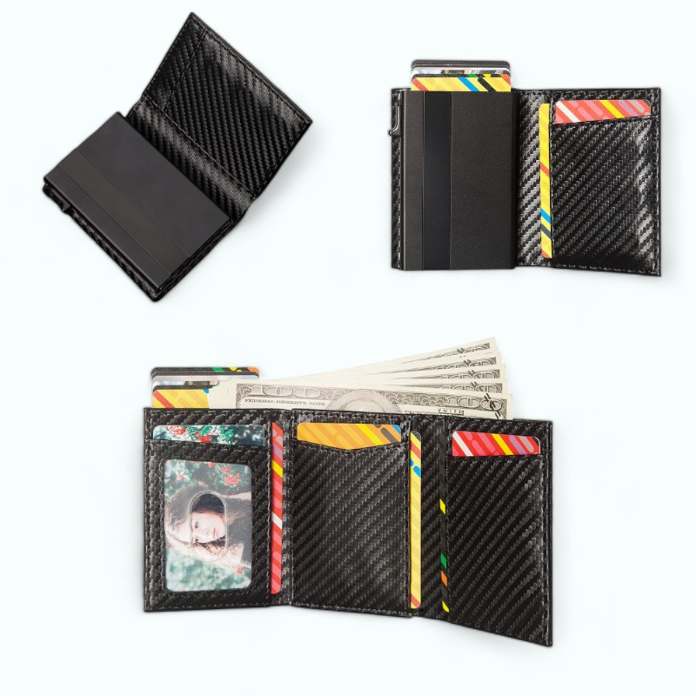 
                  
                    Porte Carte Carbone Noir
                  
                