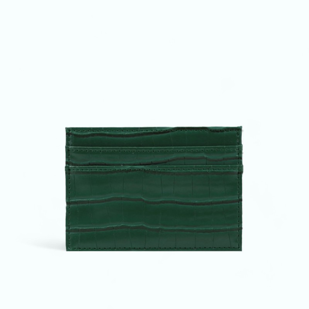 
                  
                    Porte Carte Crocodile Vert sapin
                  
                