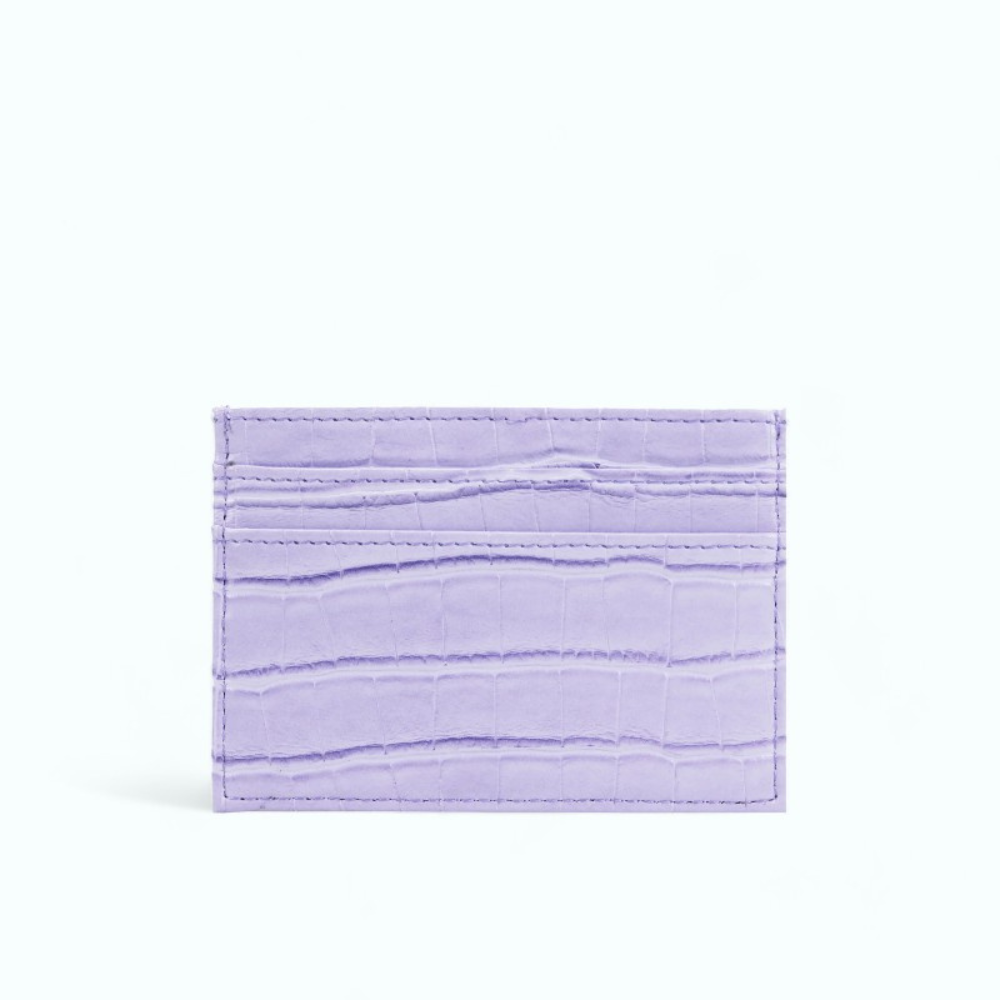 
                  
                    Porte Carte Crocodile Violet
                  
                
