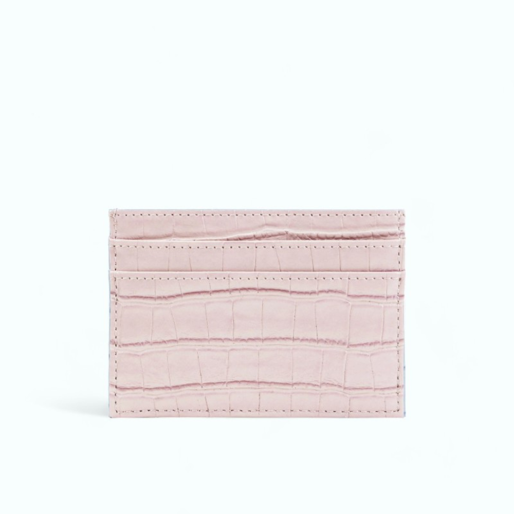 
                  
                    Porte Carte Crocodile Rose pâle
                  
                