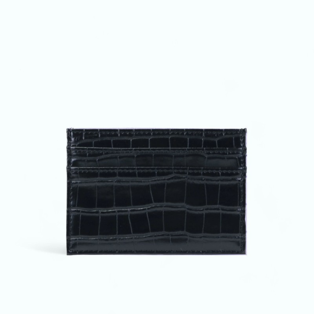 
                  
                    Porte Carte Crocodile Noir
                  
                