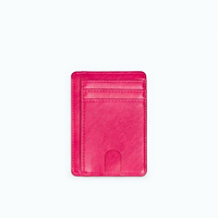 Porte Carte Fin Fushia