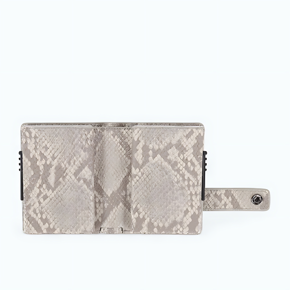 Porte Carte Serpent Gris