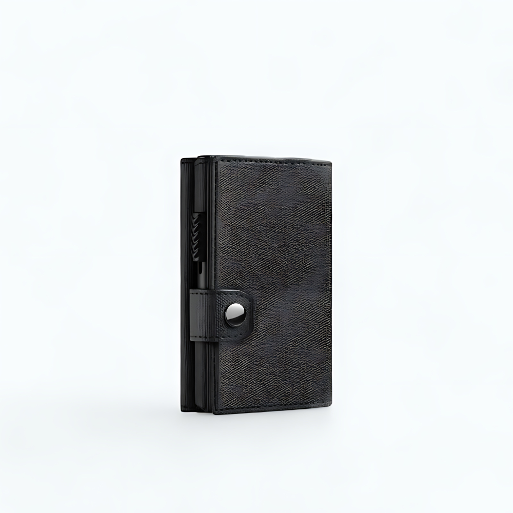 Porte Carte Tissu Noir