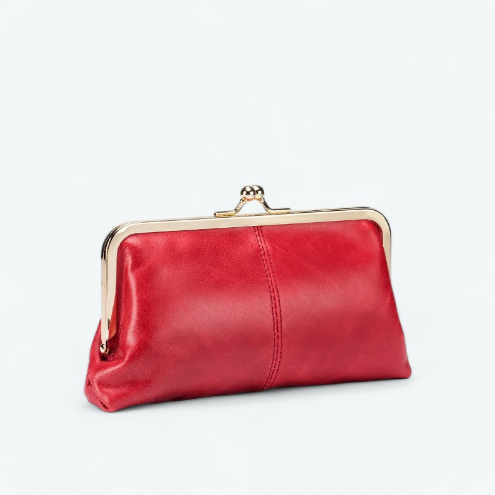 Porte Monnaie Bourse Femme Rouge Rouge