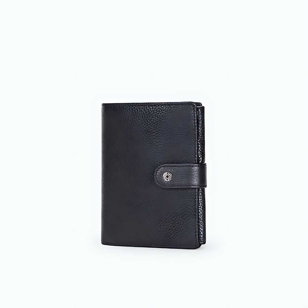 Porte Monnaie En Cuir Pour Homme Noir