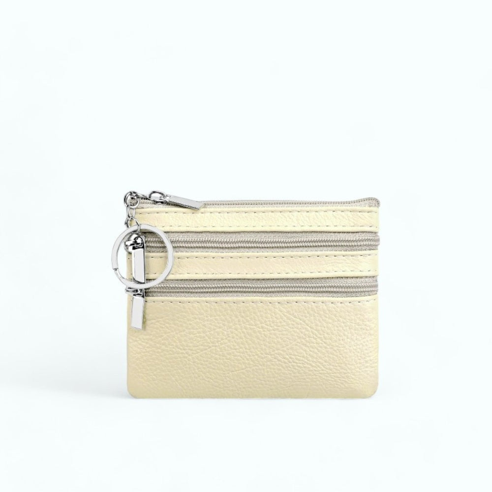 Porte Monnaie Femme Beige Beige