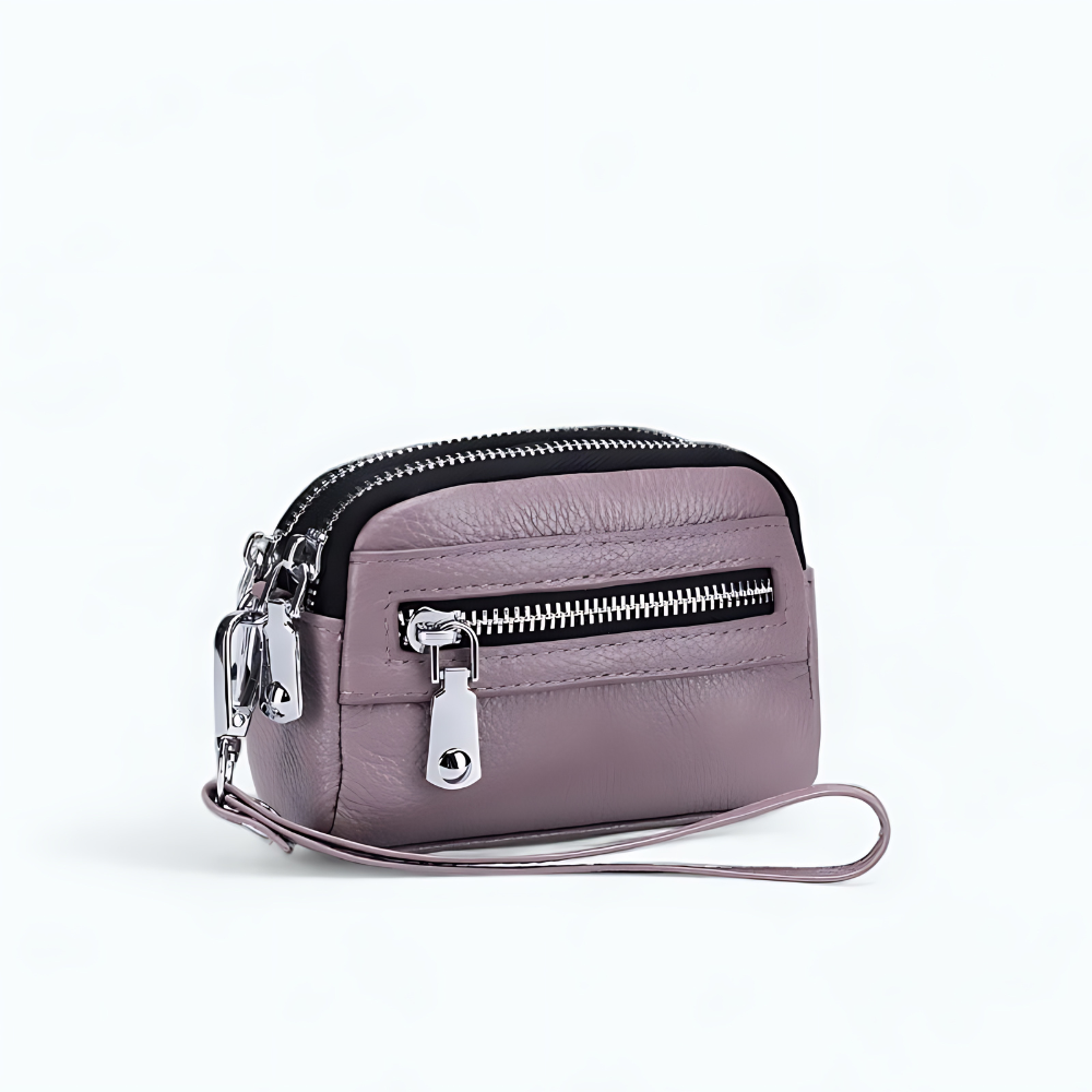 Porte Monnaie Femme Cuir Souple Taro Purple