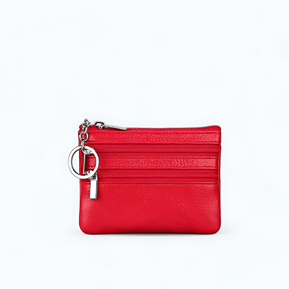 Porte Monnaie Femme Rouge Rouge