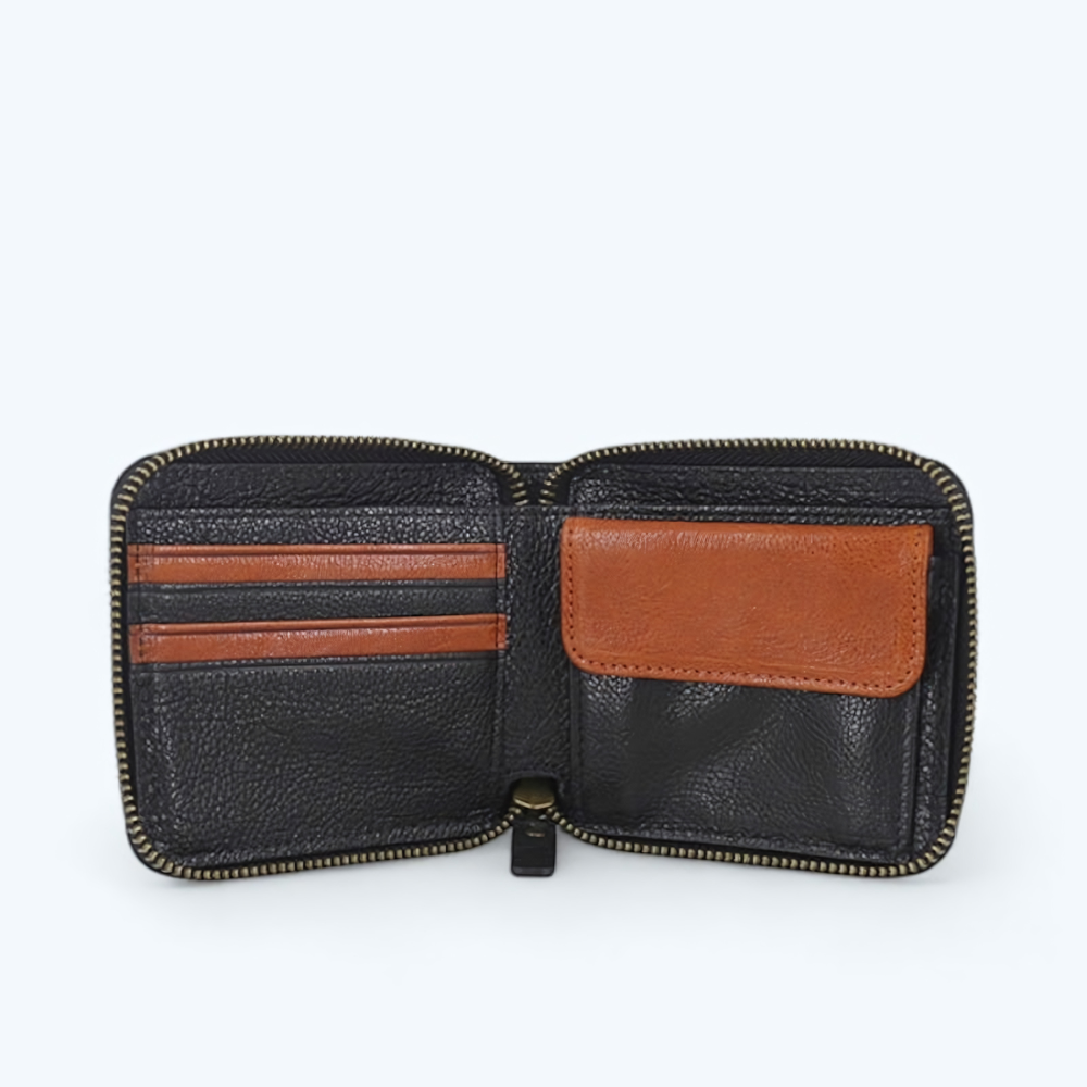 Porte Monnaie Homme Petit Format Noir