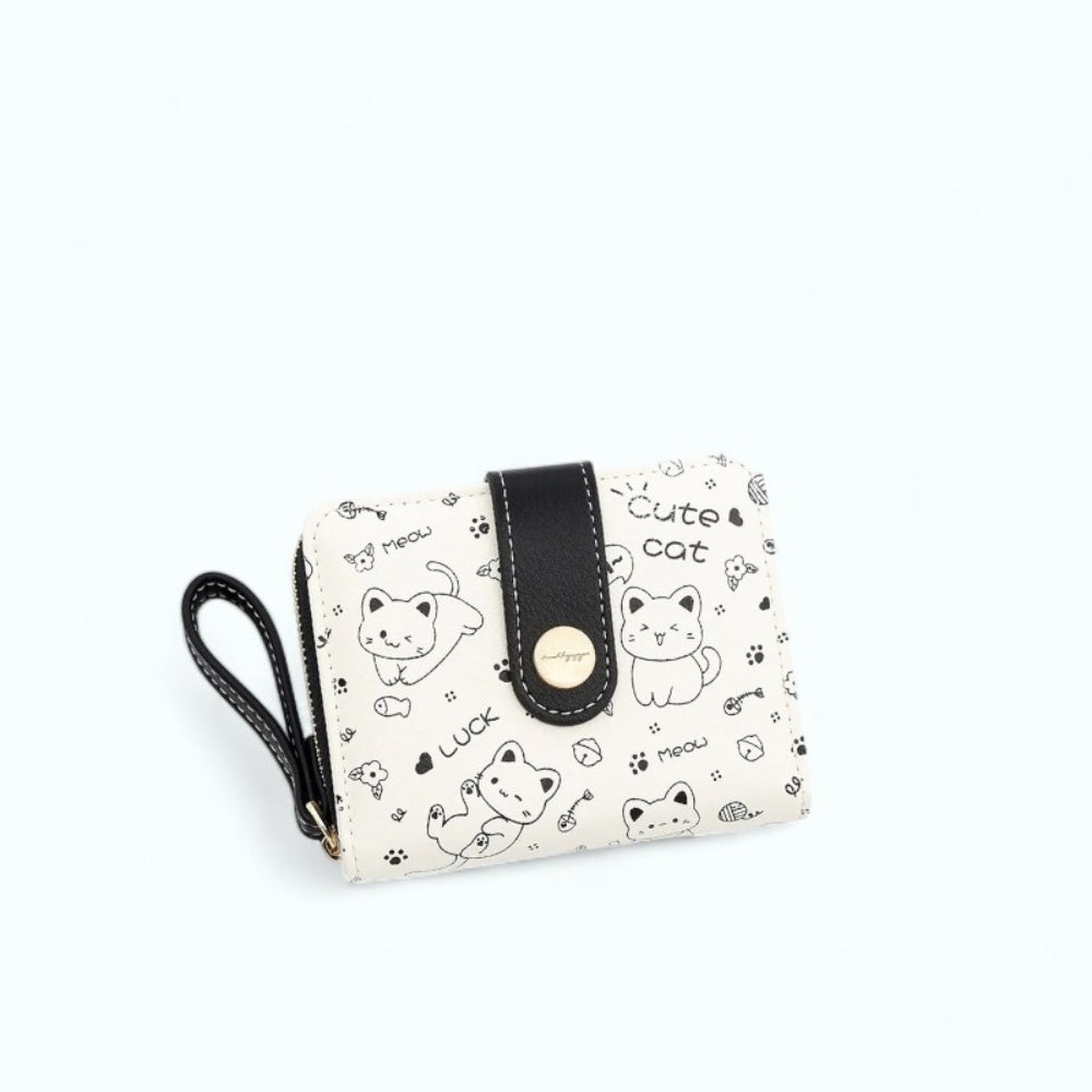 Porte Monnaie Kawaii Noir