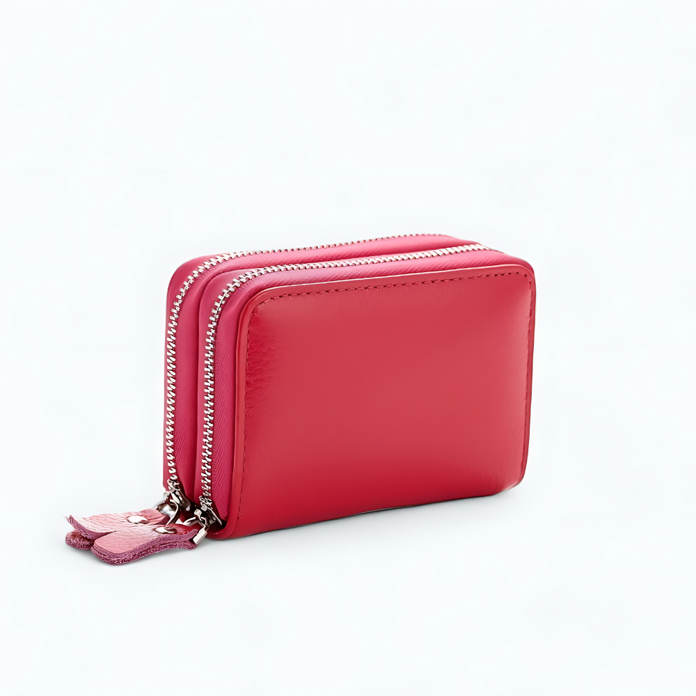 
                  
                    Porte Monnaie Porte Carte Cuir Femme Rose
                  
                
