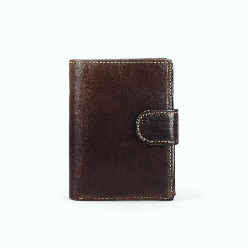 Porte Monnaie Porte Carte Homme Cuir Café