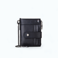 Portefeuille Avec Chaine Noir