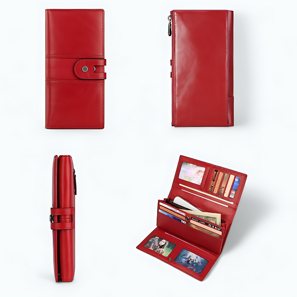 
                  
                    Portefeuille Cuir Femme Rouge Rouge
                  
                