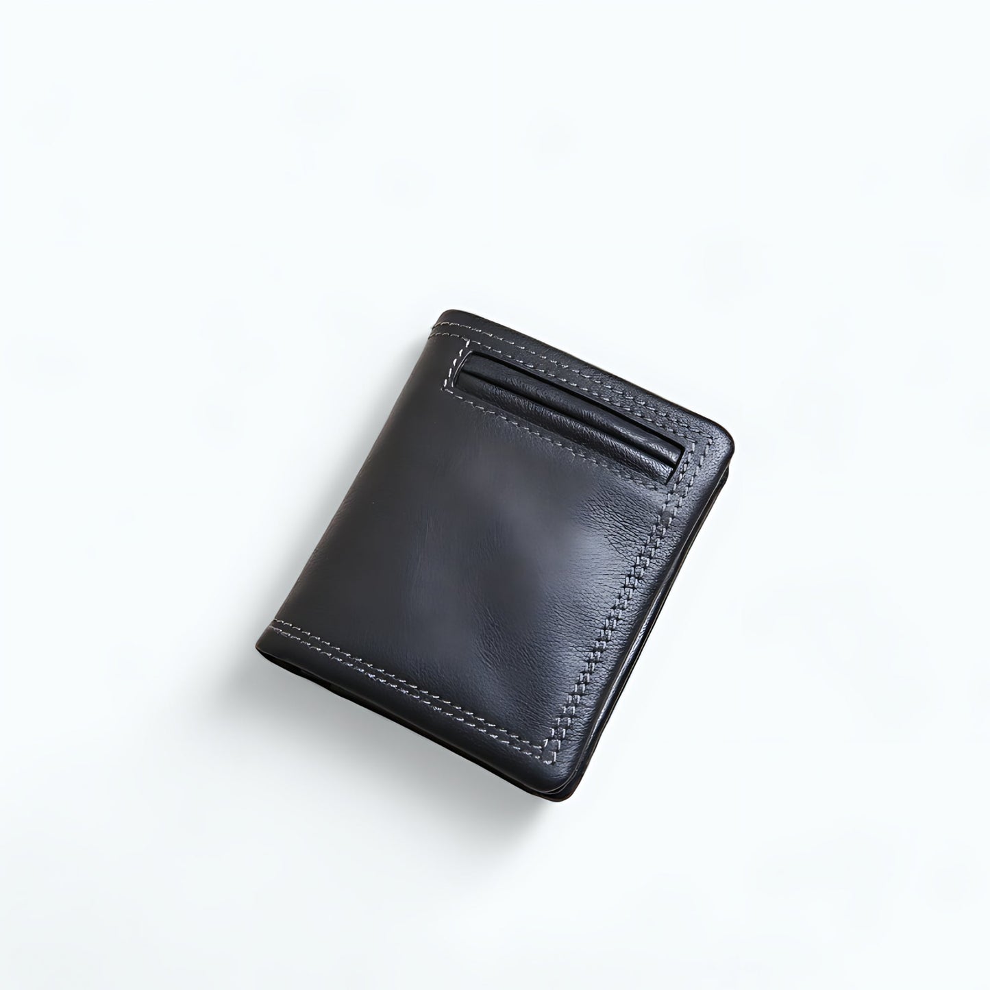 Portefeuille Cuir Homme 8 Cartes Noir