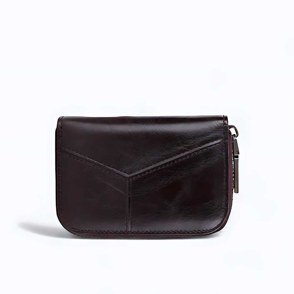 Portefeuille Cuir RFID Café