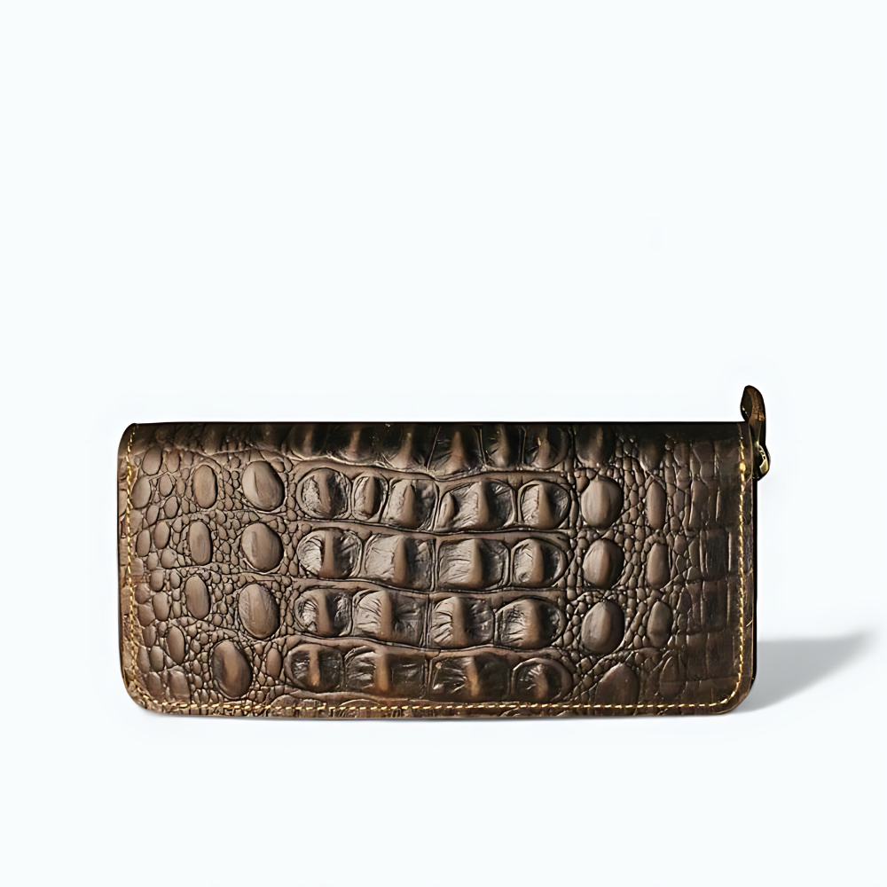Portefeuille Cuir Veritable Café