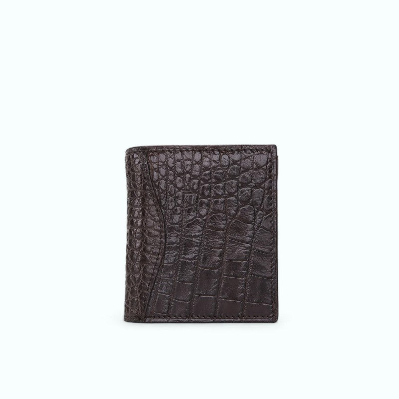 Portefeuille Cuir Véritable Homme Luxe Marron