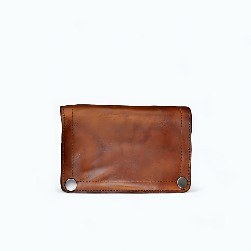 Portefeuille Cuir Vieilli Marron