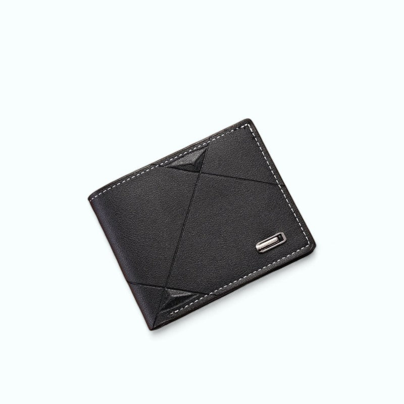 Portefeuille Design Homme Noir