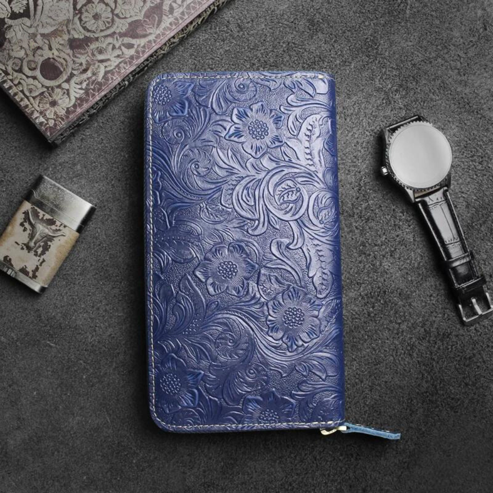 Portefeuille Femme Bleu Canard Bleu canard