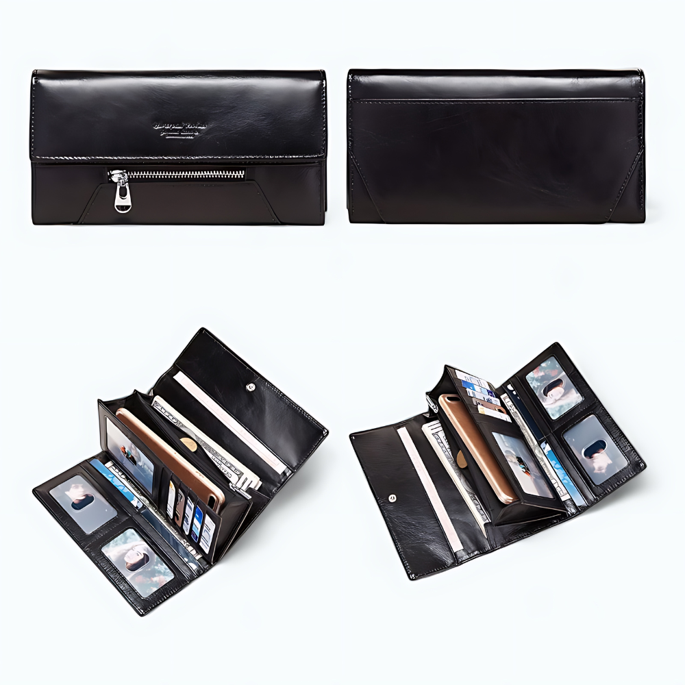 
                  
                    Portefeuille Femme Cuir Noir Noir
                  
                
