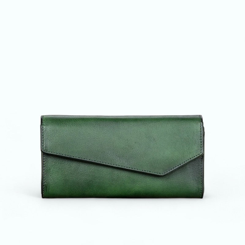 Portefeuille Femme Luxe Original Hooker's green