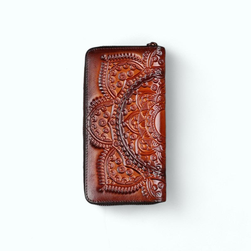 Portefeuille Femme Tendance Marron