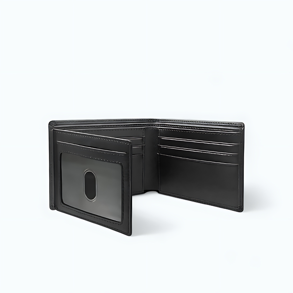 Portefeuille Fin Homme Noir